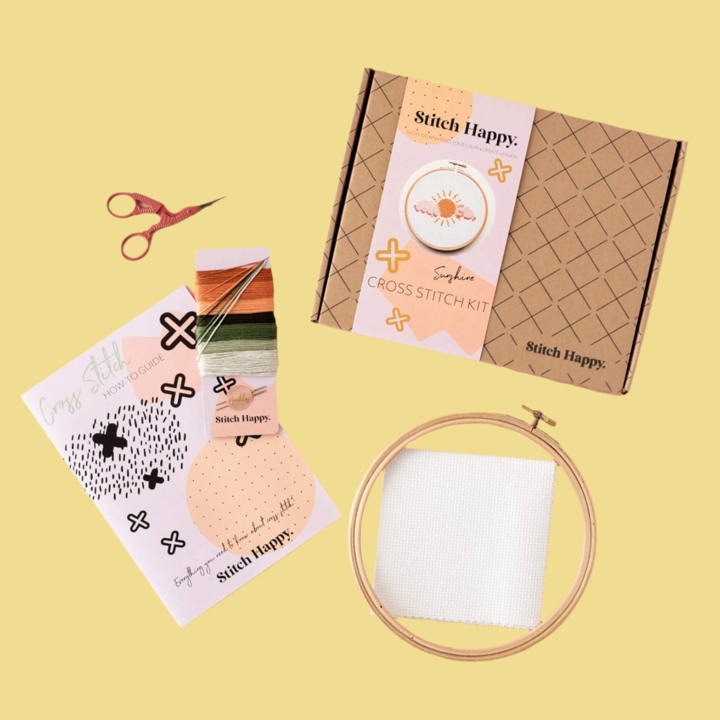 Cross Stitch Craft Kit - Sunshine